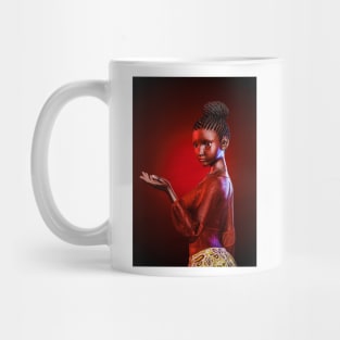 Cute black toon girl Mug